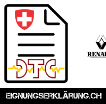 DTC Spurweitengutachten Renault