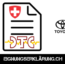 DTC Spurweitengutachten Toyota